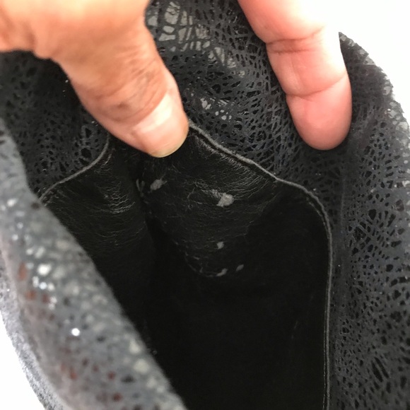 BCBGeneration EARLA Blk Fold Over Glitzy Booties - Picture 8 of 8